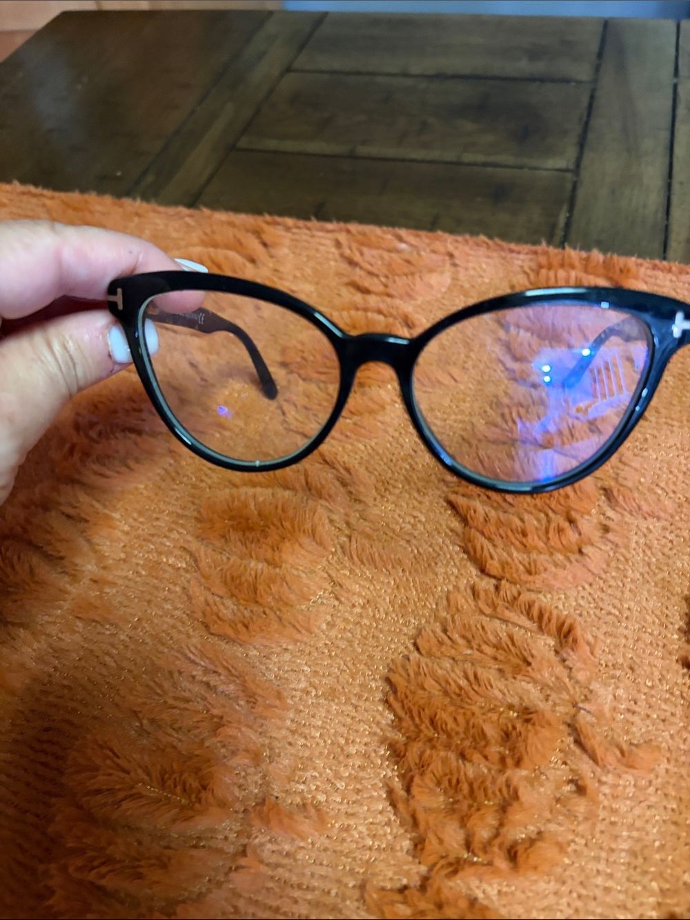 Tom Ford Black Cat-Eye Women's Glasses